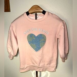 Petit Lem Kids “Save the Earth” sweatshirt, size 3T